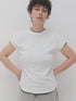 SHORT SLEEVE RIB TEE / Y241-81020-5